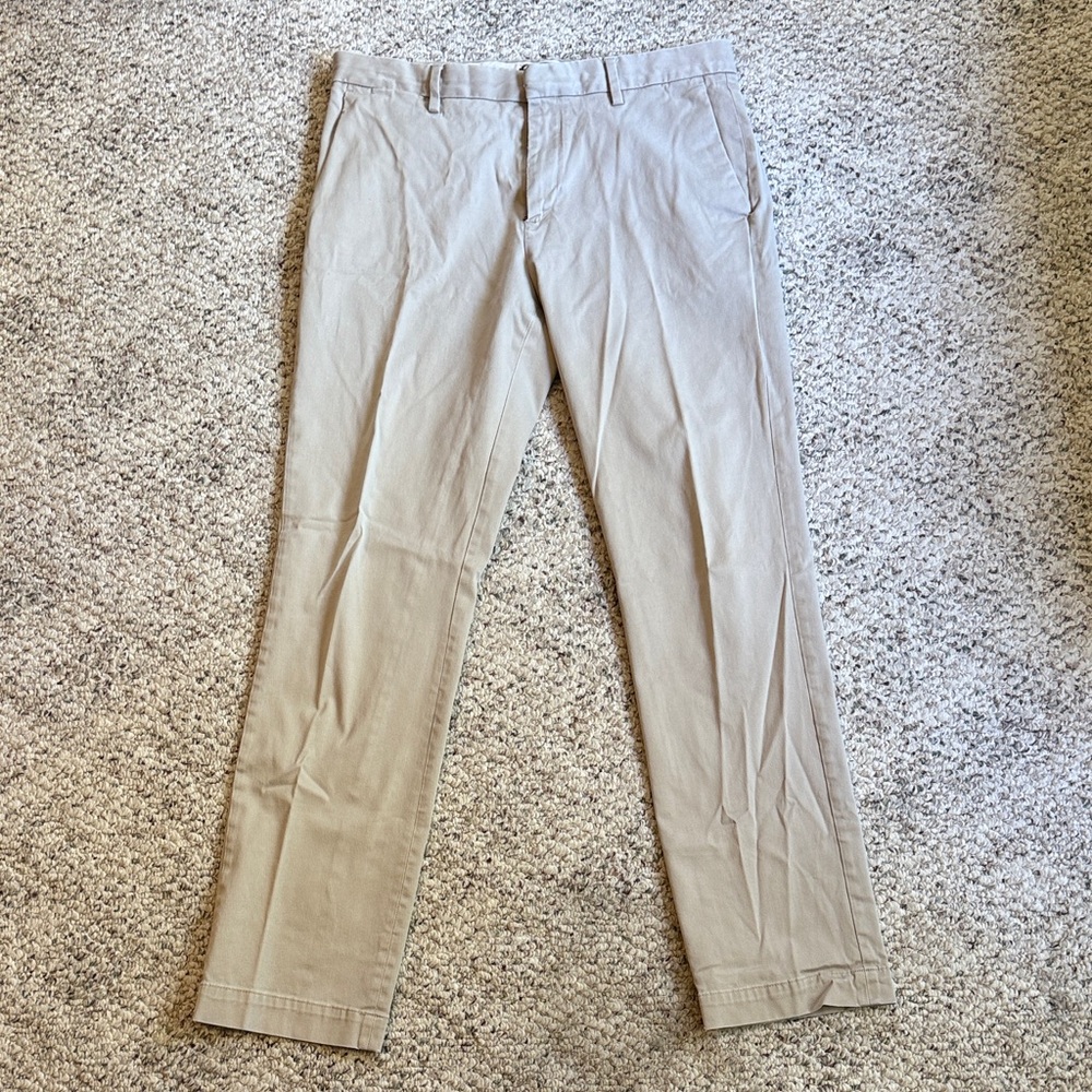 Banana Republic Men's Aiden Khaki Chinos 34x34